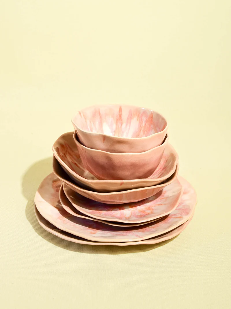 Service pour 2 Onda | Rose anémone