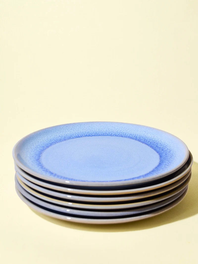 Grande assiette | Bleu minéral