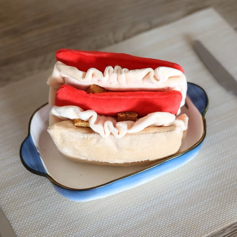 Jouet de fouille chien Lasagne 🍝 – jeu d’occupation gourmand
