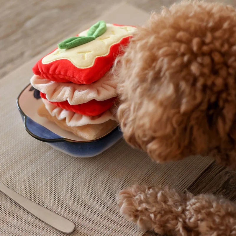 Jouet de fouille chien Lasagne 🍝 – jeu d’occupation gourmand