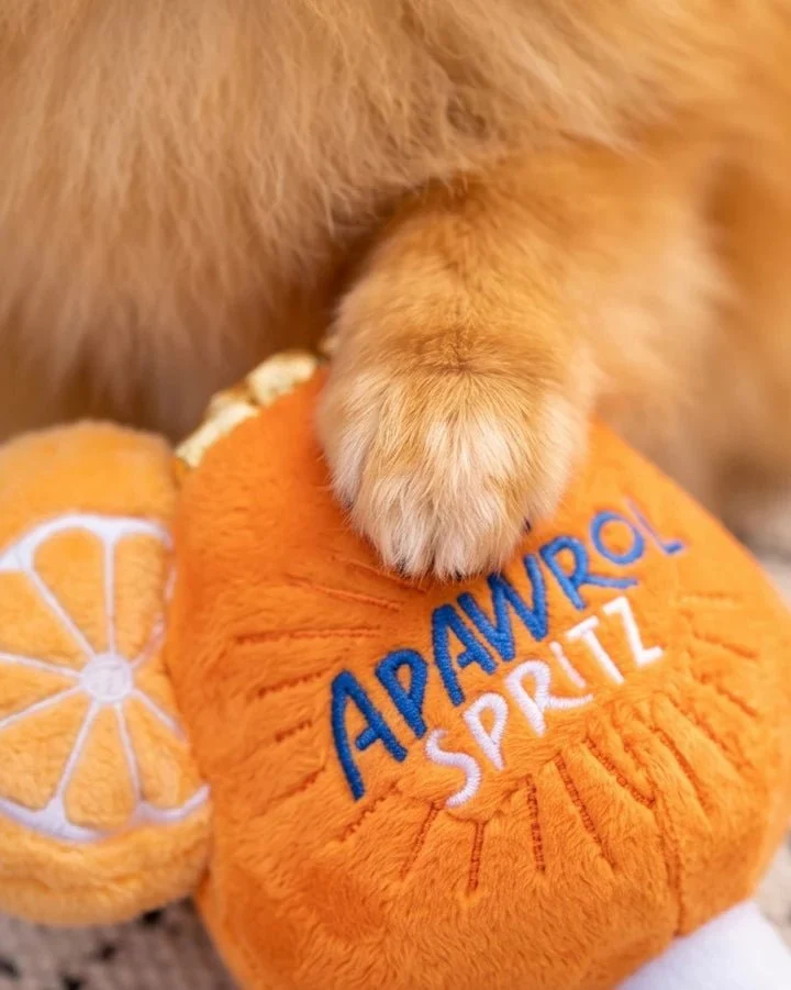 Peluche pour chien avec couineur Apawrol Spritz, chic & fun