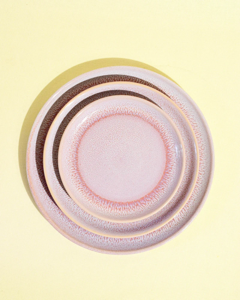 Assiette de présentation | Rose minéral