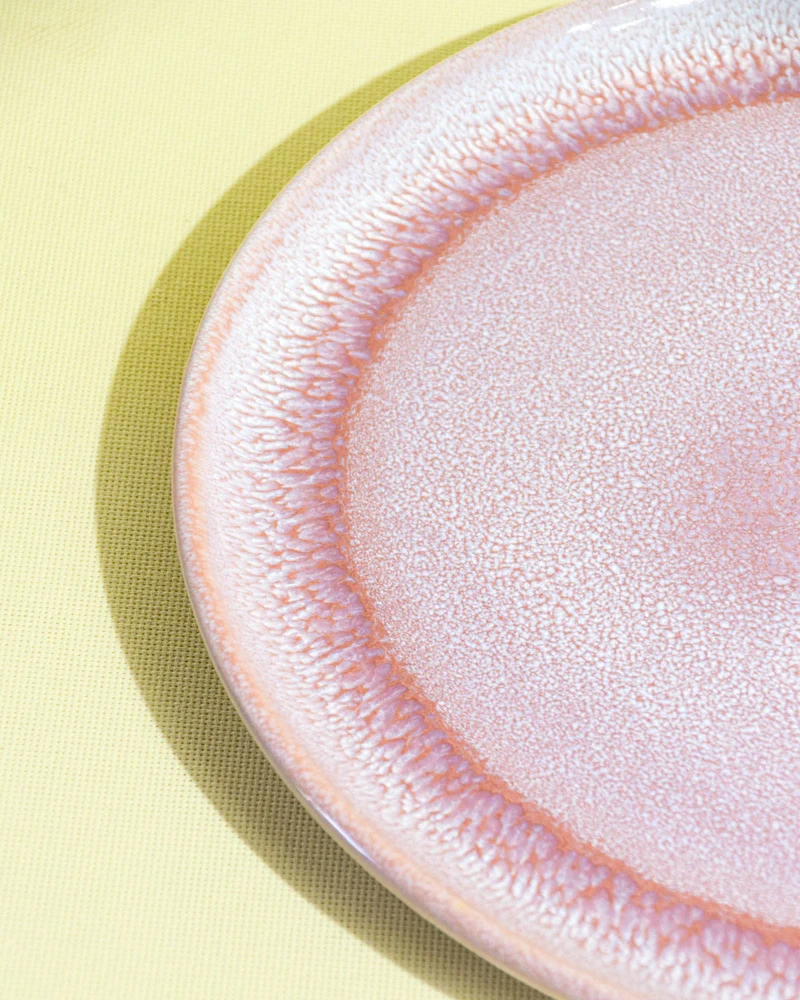 Assiette de présentation | Rose minéral