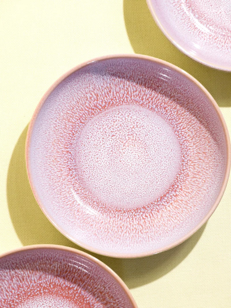 Assiette creuse | Rose minéral