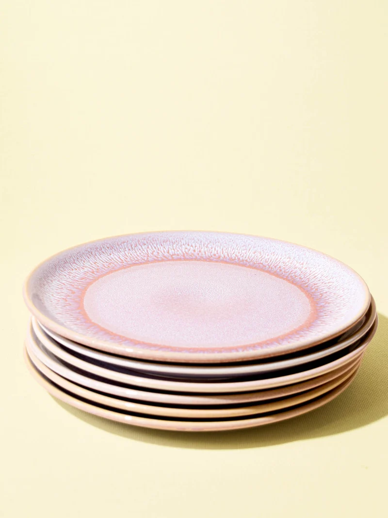 Grande assiette | Rose minéral
