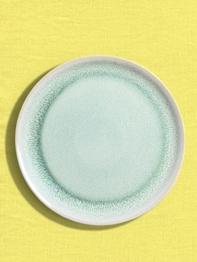 Grande assiette | Vert minéral