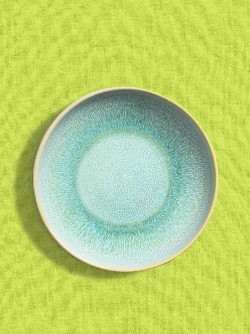 Assiette creuse | Vert minéral