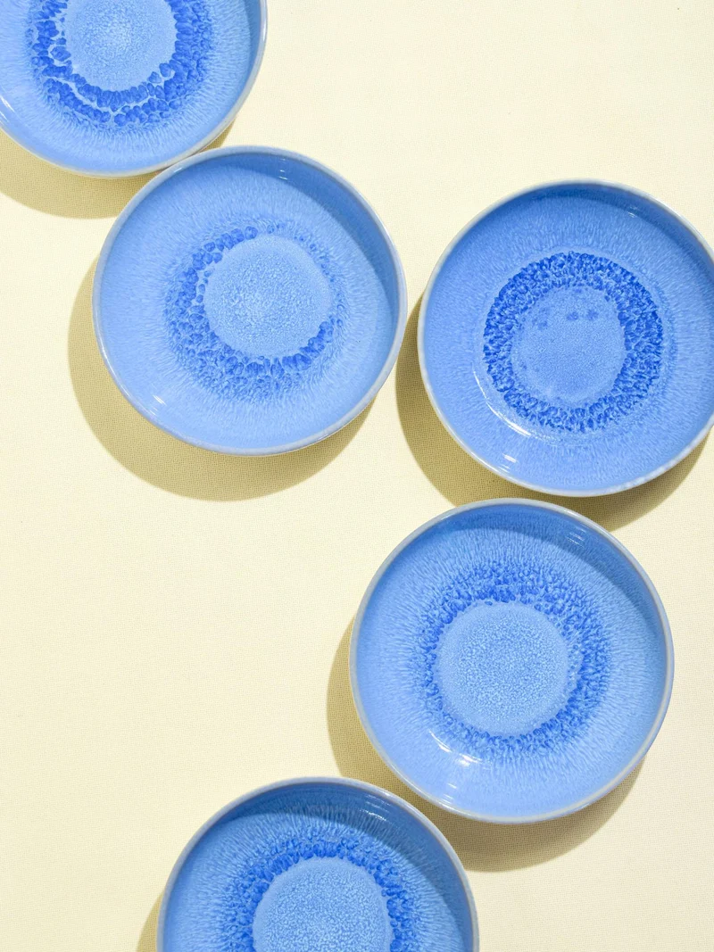 Assiette creuse | Bleu minéral