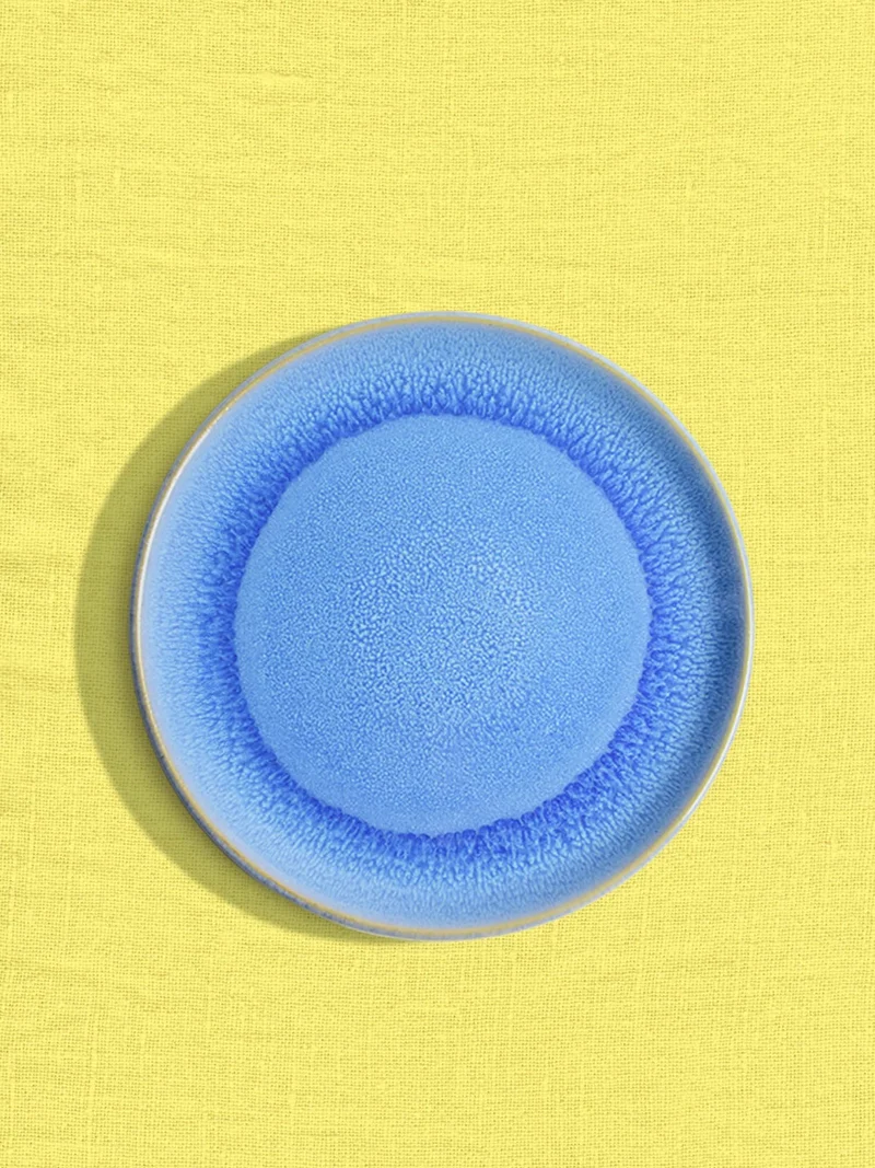 Petite assiette | Bleu minéral