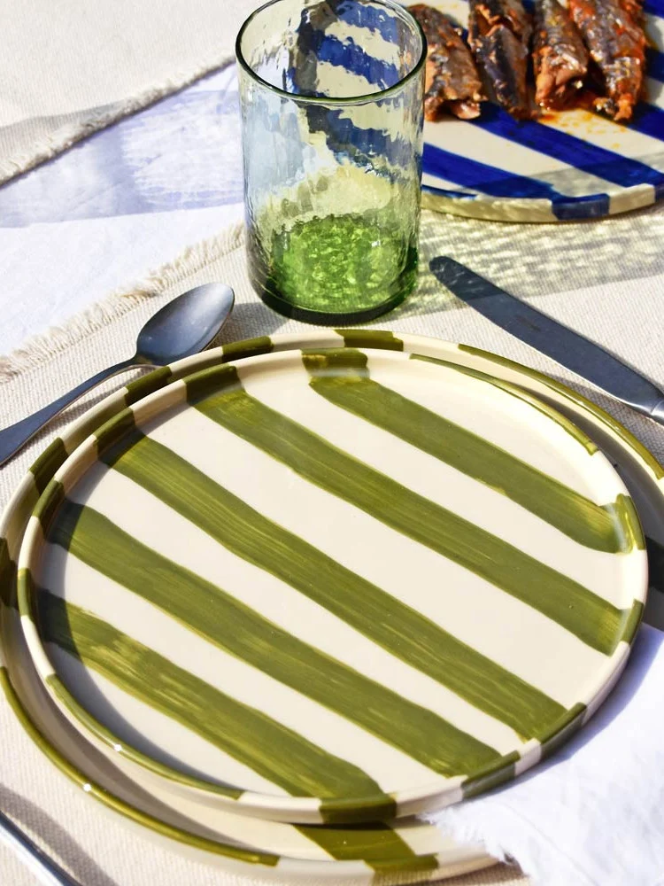 Petite assiette | Vert Linhas