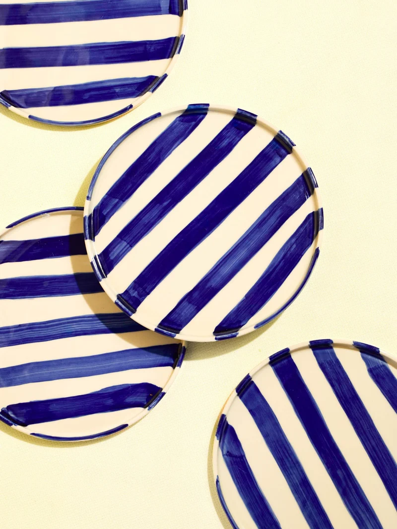 Petite assiette | Bleu Linhas