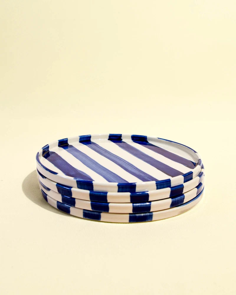 Petite assiette | Bleu Linhas
