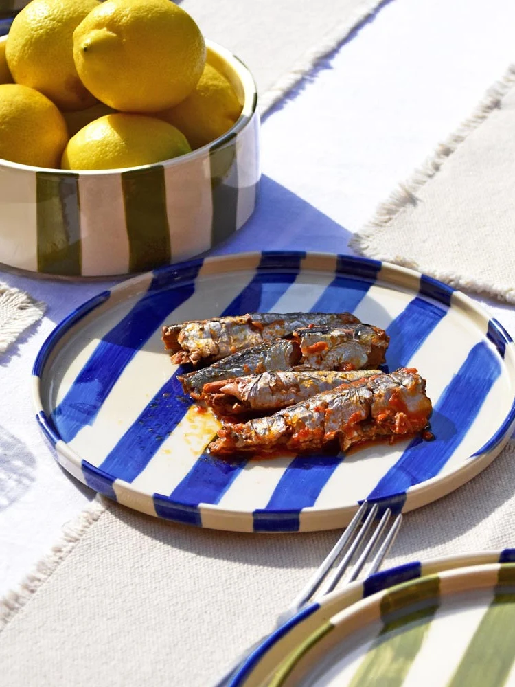 Petite assiette | Bleu Linhas