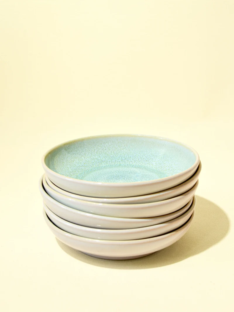 Assiette creuse | Vert minéral