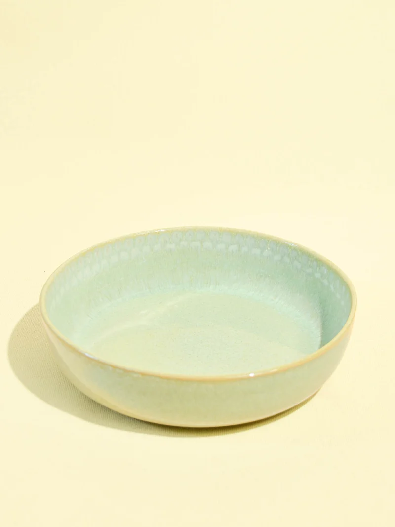 Plat de service rond | Vert audacieux