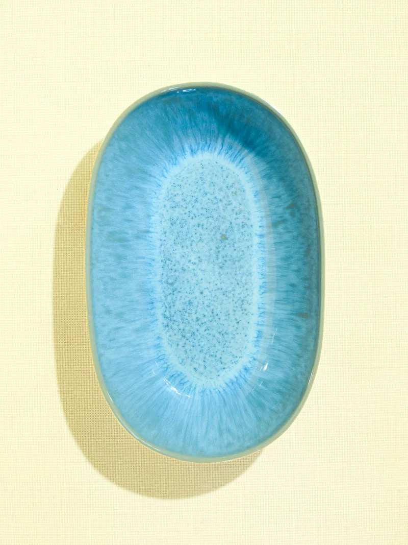 Plat de service XL | Bleu água