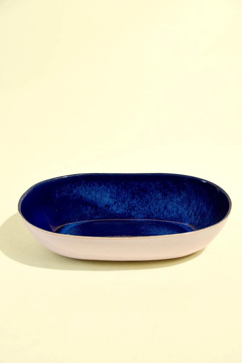 Plat de service XL | Bleu odyssée