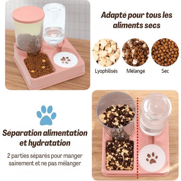 Distributeur de croquettes chat | Station2en1™