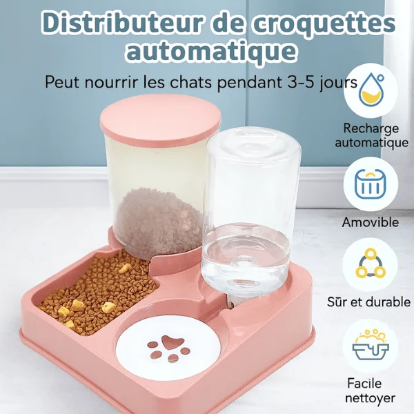 Distributeur de croquettes chat | Station2en1™