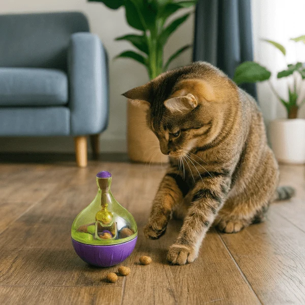 Distributeur croquettes chat | RollerFeeder™