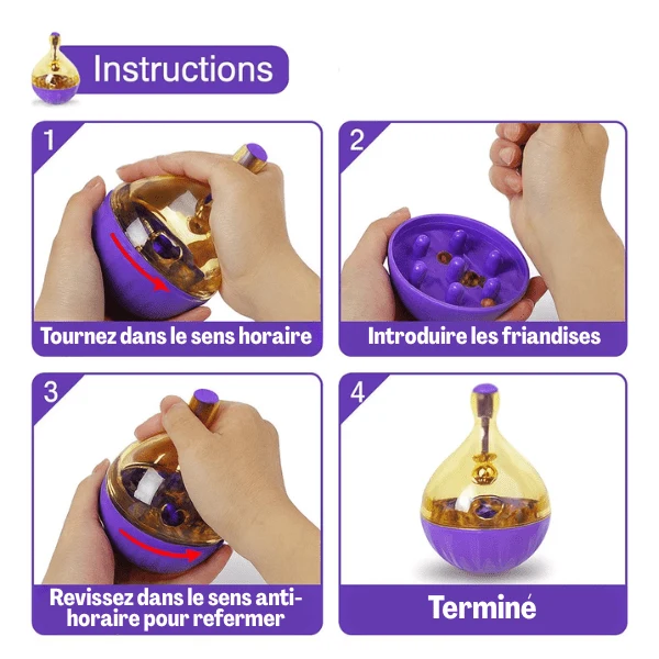 Distributeur croquettes chat | RollerFeeder™