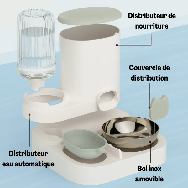 Distributeur croquettes chat | LuxeBowl™