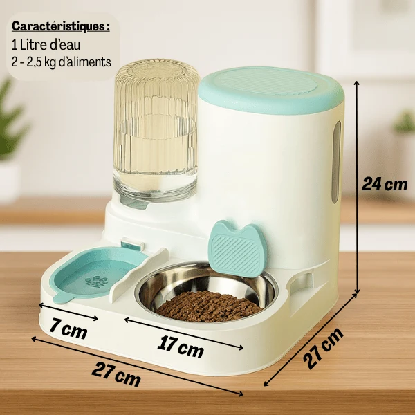 Distributeur croquettes chat | LuxeBowl™