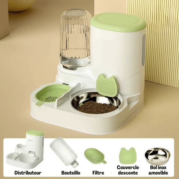 Distributeur croquettes chat | LuxeBowl™