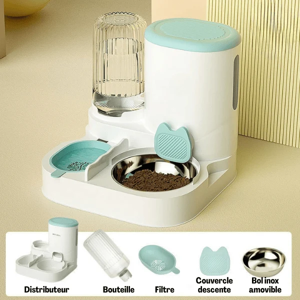 Distributeur croquettes chat | LuxeBowl™
