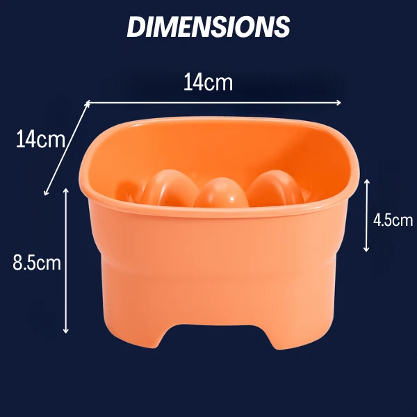 Gamelle anti glouton chaton - Surélevée à plots doux - SavourKitten™