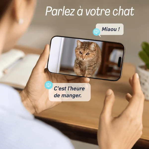 Distributeur croquette chat automatique 8L - MegaFeeder Control™