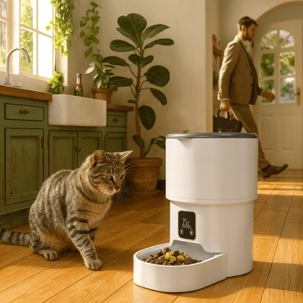 Distributeur croquette chat automatique - Royal Feeder™