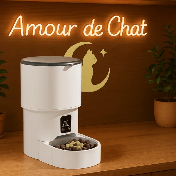 Distributeur croquette chat automatique - Royal Feeder™