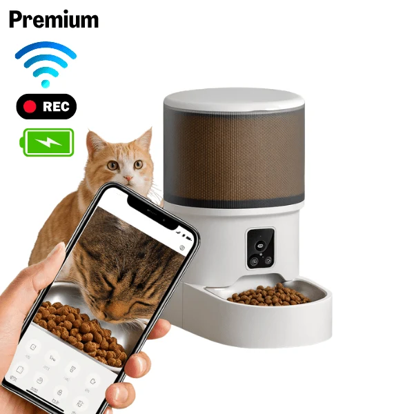 Distributeur croquette chat automatique - Royal Feeder™
