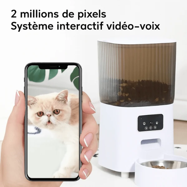 Distributeur automatique de croquettes pour chat - AutoPilot Pro™