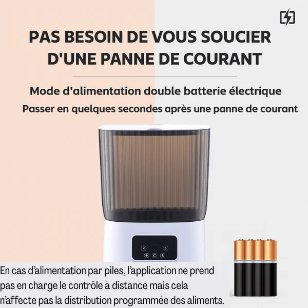 Distributeur automatique de croquettes pour chat - AutoPilot Pro™