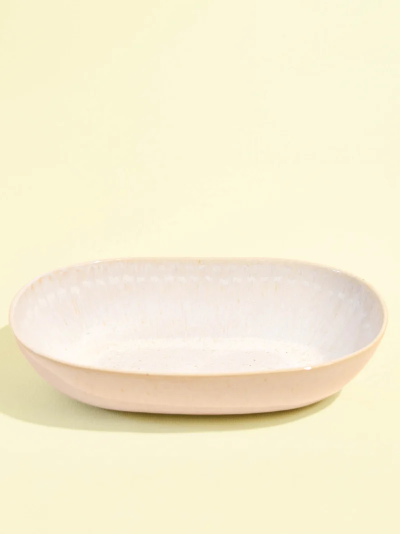 Plat de service XL | Blanc audacieux