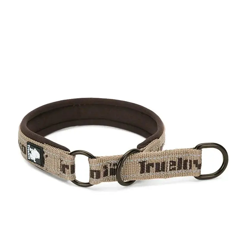 Collier étrangleur chien trulove gris et noir