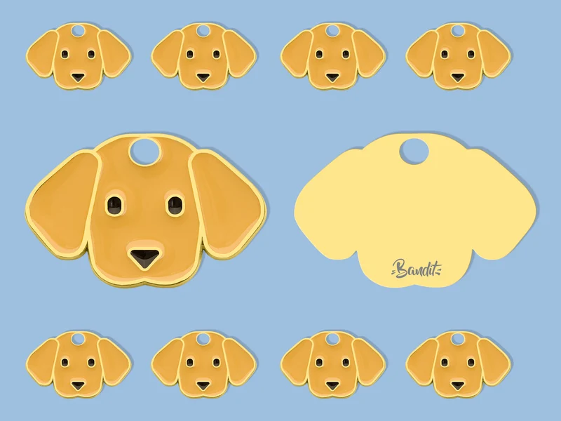 Médaille labrador pour chien
