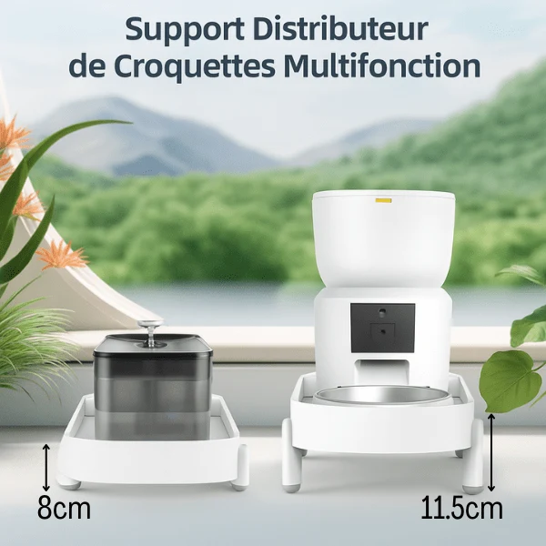 Distributeur de croquettes pour chat | Raised Support™