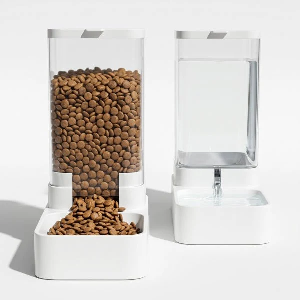 Distributeur eau et croquettes pour chat - Essentiel Félin™ : Pack x2