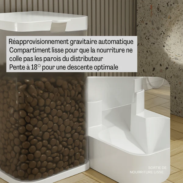 Distributeur eau et croquettes pour chat - Essentiel Félin™ : Pack x2
