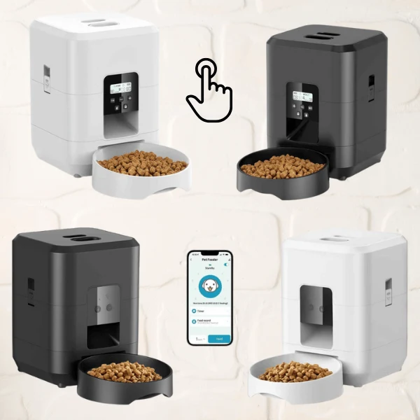 Distributeur de croquettes pour chat automatique - CroqTech™