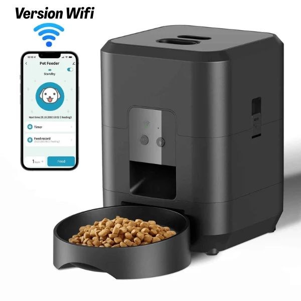 Distributeur de croquettes pour chat automatique - CroqTech™