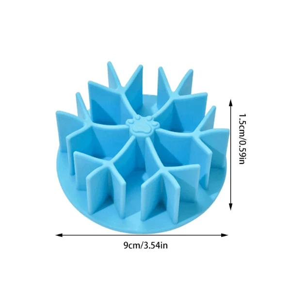 Gamelle pour chat anti glouton - Insert gamelle flocon - InterBowl™