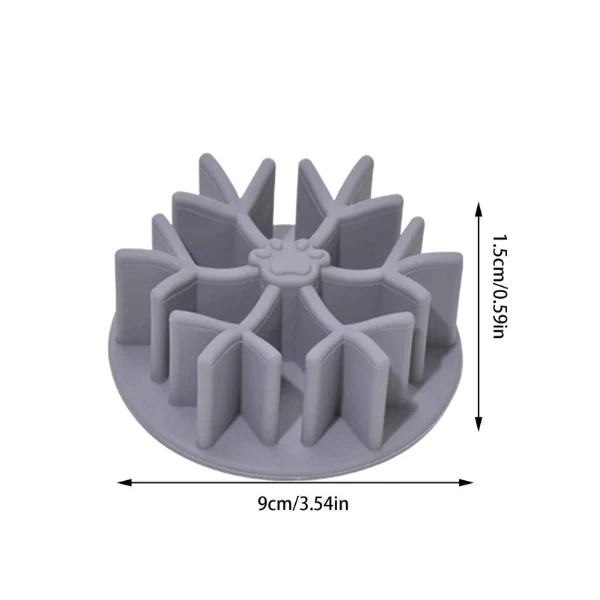 Gamelle pour chat anti glouton - Insert gamelle flocon - InterBowl™