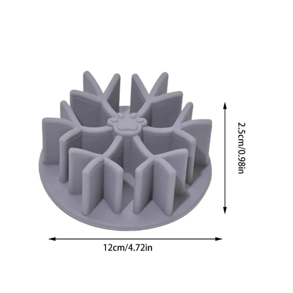 Gamelle pour chat anti glouton - Insert gamelle flocon - InterBowl™