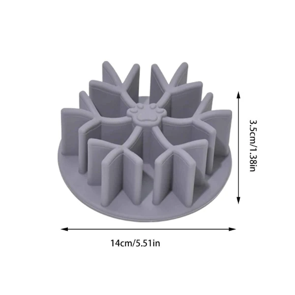 Gamelle pour chat anti glouton - Insert gamelle flocon - InterBowl™