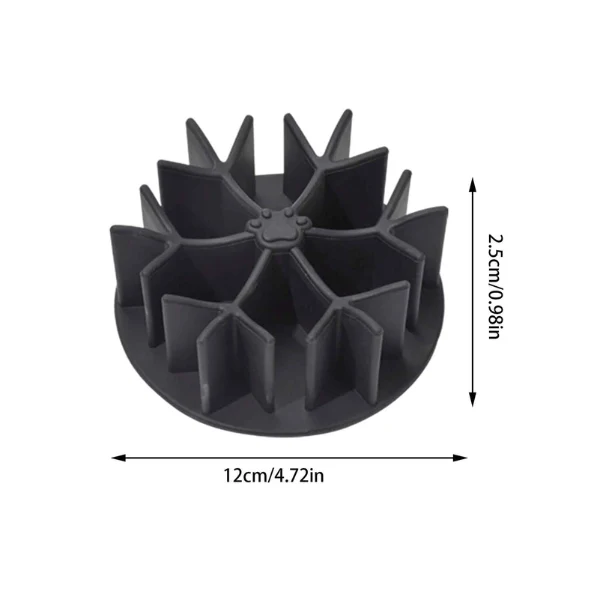 Gamelle pour chat anti glouton - Insert gamelle flocon - InterBowl™
