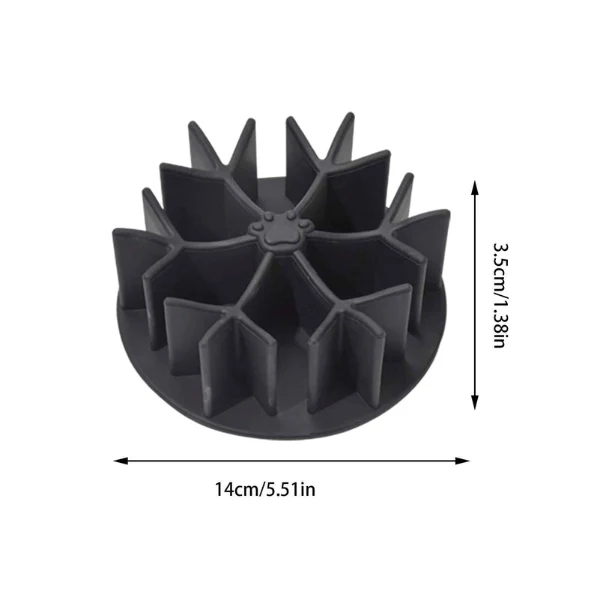 Gamelle pour chat anti glouton - Insert gamelle flocon - InterBowl™